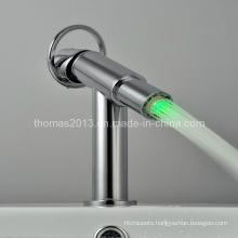 Hydropowered LED Waterfall Basin Faucet (Qh0618f)